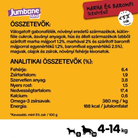 Pedigree Jumbone mini 180g marha