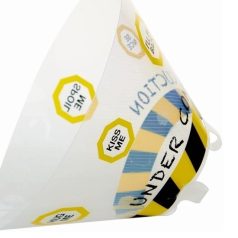   Védőgallér Buster "Under Construction" felirattal 30 cm