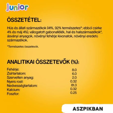 Pedigree Konzerv Junior Csirke 400g