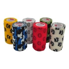   Copoly Öntapadós Rugalmas Pólya 10cm Fekete-Fehér Mosoly 4,57m