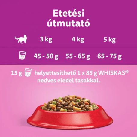 Whiskas száraz macskaeledel marhával 14kg