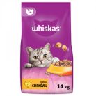 Whiskas száraz macskaeledel csirkével 14kg