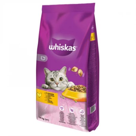 Whiskas száraz macskaeledel csirkével 14kg