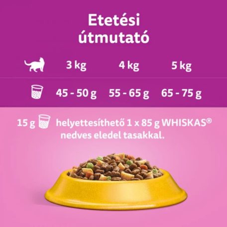 Whiskas száraz macskaeledel csirkével 14kg