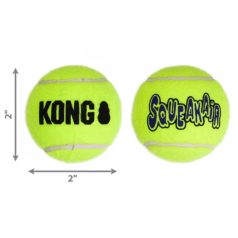 KONG SqueakAir Balls Teniszladba Kutyajáték 3 db S
