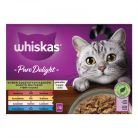 Whiskas alutasak Multipack Pure Delight Húsos Halas Aszpikban 12x85g