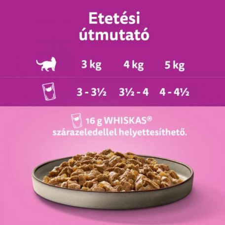 Whiskas alutasak Multipack Pure Delight Húsos Halas Aszpikban 12x85g
