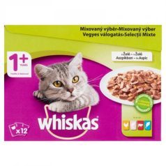   Whiskas alutasak Multipack halas-húsos mix válogatás 12x85g