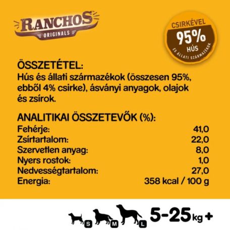 PEDIGREE Ranchos Csirkével 70g