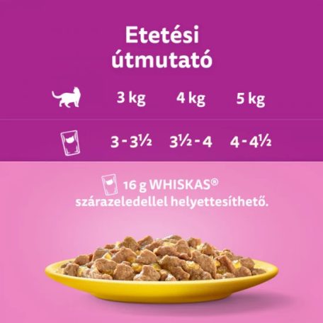 Whiskas alutasak Multipack baromfi válogatás aszpikban  4x85g