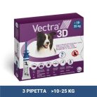 Vectra 3D rácsepegtető oldat közepes testű kutyáknak M (10-25kg) 3x
