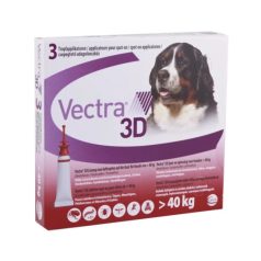   Vectra 3D rácsepegtető oldat óriás testű kutyáknak XL (40-66kg) 3x