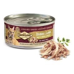   Carnilove Cat Chicken & Lamb Can- Csirke és Bárány Hússal Konzerv 100g