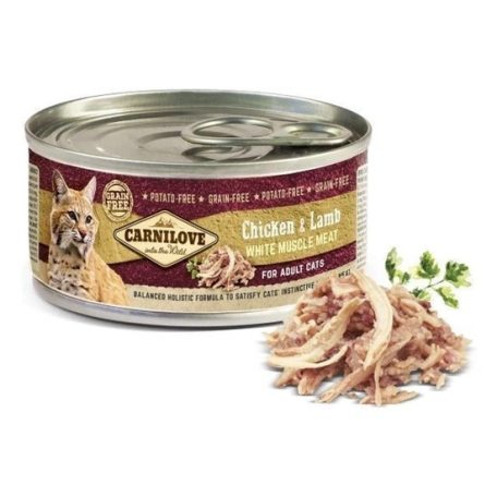 Carnilove Cat Chicken & Lamb Can- Csirke és Bárány Hússal Konzerv 100g