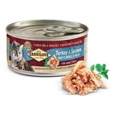   Carnilove Cat Turkey & Salmon Can- Pulyka és Lazac Hússal Konzerv 100g