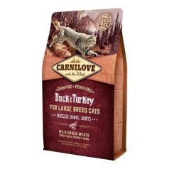   Carnilove Cat Duck & Turkey Large Breed – Muscles, Bones, Joints- Kacsa és Pulyka Hússal 2kg