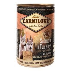   Carnilove Puppy Salmon & Turkey Can- Lazac és Pulyka Hússal Konzerv 400g