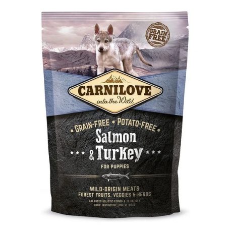 Carnilove Puppy Salmon & Turkey- Lazac-Pulyka Hússal 1,5kg