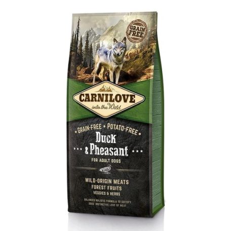 Carnilove Adult Duck & Pheasant- Kacsa és Fácán Hússal 12kg