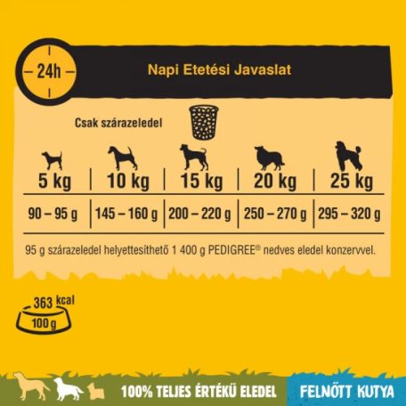 PEDIGREE Száraz Marha & Zöldség 3kg