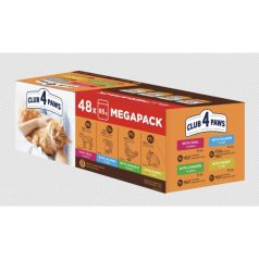 Club 4 Paws Premium Alutasakos Macskaeledel Multipack 48*85g