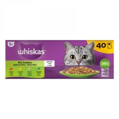 Whiskas alutasak Multipack halas-húsos válogatás 40x85g