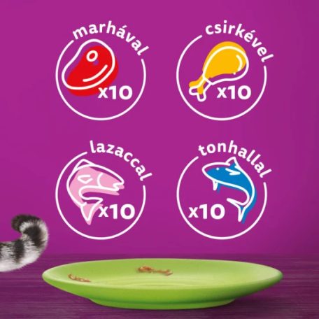 Whiskas alutasak Multipack halas-húsos válogatás 40x85g