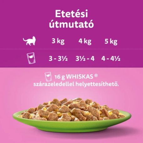 Whiskas alutasak Multipack halas-húsos válogatás 40x85g