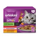 Whiskas alutasak Multipack Tasty Mix Chef's choice mártásban 12x85g