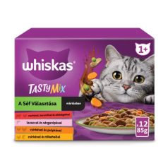   Whiskas alutasak Multipack Tasty Mix Chef's choice mártásban 12x85g