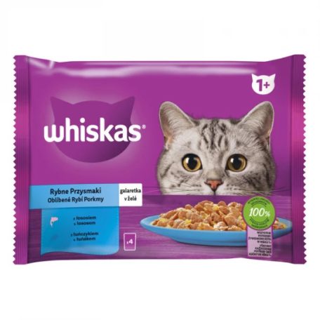 Whiskas alutasak Multipack halas aszpikban  4x85g