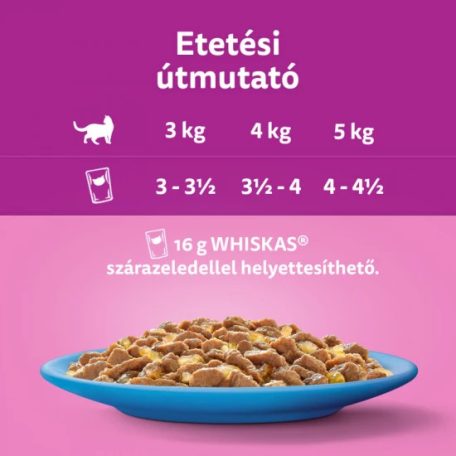 Whiskas alutasak Multipack halas aszpikban  4x85g