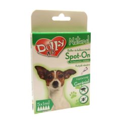   Dolly Natural bolha és kullancsriasztó spot on kutyák részére 5x1ml
