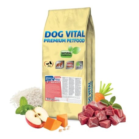 Dog Vital Sensitive Adult Beef&Rice All breeds 12kg