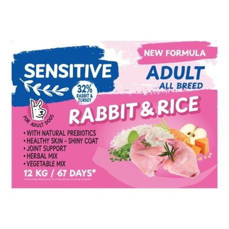 Dog Vital Sensitive Adult Rabbit&Rice All breeds 12kg