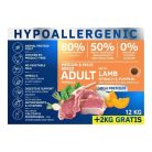 Dog Vital Hipoallergén Adult Medium&Maxi Lamb,spinach&pumpkin 12+2kg grátisz