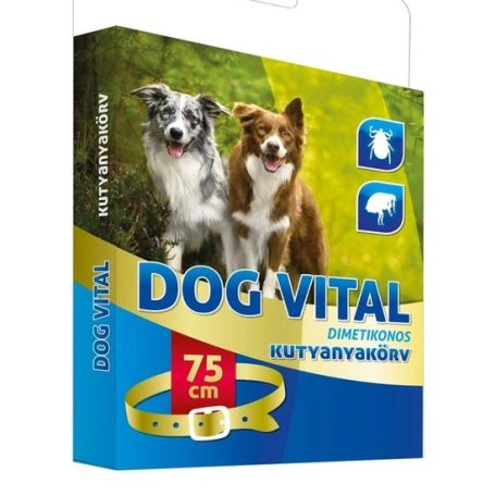 Dog Vital Dimetikonos Kutyanyakörv Piros