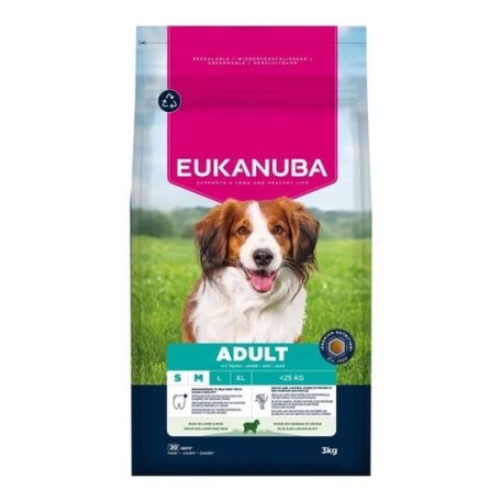 Eukanuba Adult Small&Medium Lamb&Rice 3kg