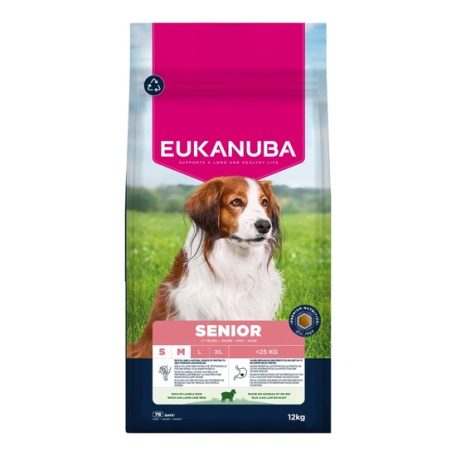 Eukanuba Senior Small & Medium Lamb & Rice kutyatáp 12kg