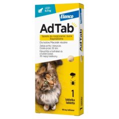 AdTab 48mg rágótabletta macskák részére (>2-8 kg)