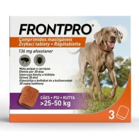 Frontpro 136 mg rágótabletta 25-50 kg 3X