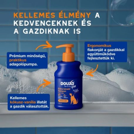Douxo Spa 2 az 1-ben gubancoldó sampon kutyáknak 250ml