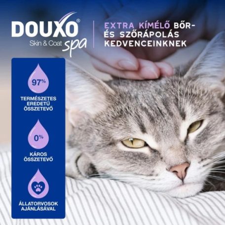 Douxo Spa Lemosást nem igénylő frissítő hab macskáknak 150ml