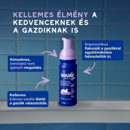 Douxo Spa Lemosást nem igénylő frissítő hab macskáknak 150ml