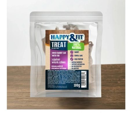 Happy&Fit Szörös Nyúlfül 100g