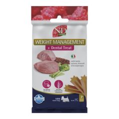   N&D Quinoa Dog Jutalomfalat Dental Weight Man. Lamb Adult Mini 60g