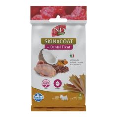 N&D Quinoa Dog Jutalomfalat Skin&coat Quail Adult Mini 60g