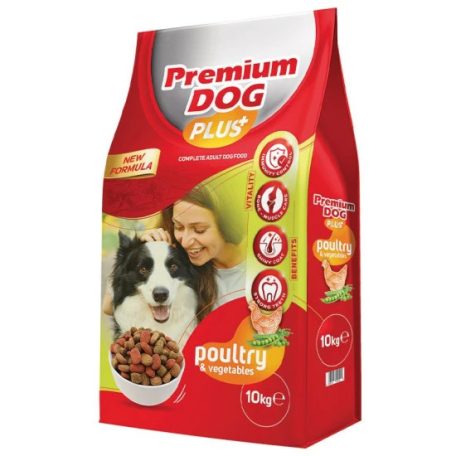 Premium Dog PLUS Száraz Poultry&Vegetable 10kg