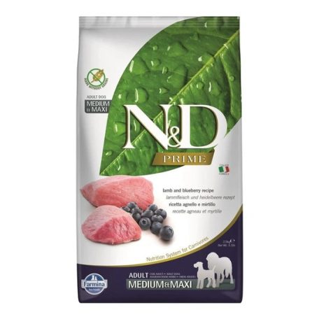 N&D Dog Prime bárány & áfonya adult medium & maxi 2,5kg