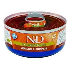 N&D Pumpkin Cat konzerv szarvas & sütőtök 80g